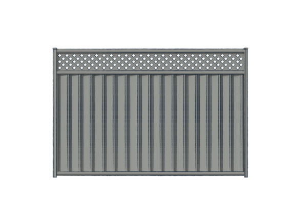 Ridgeline® Fencing with Lattice Panel Topper