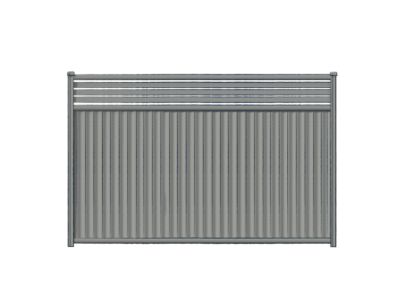 S-Rib™ Fencing with Lattice Panel Topper