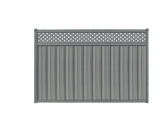 TL-5™ Fencing with Lattice Panel Topper (SA & WA variant)