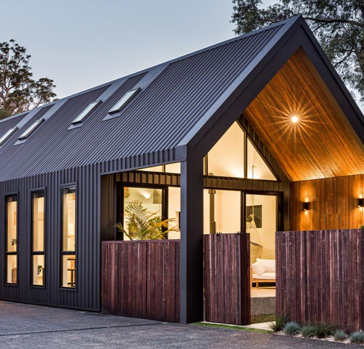 Treeside Retreat with Fielders cladding