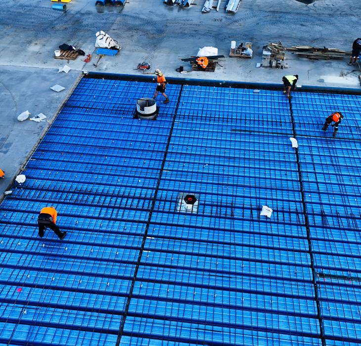 Decking and Formwork using SlimDek210 at The Country Club in Moreton Bay QLD