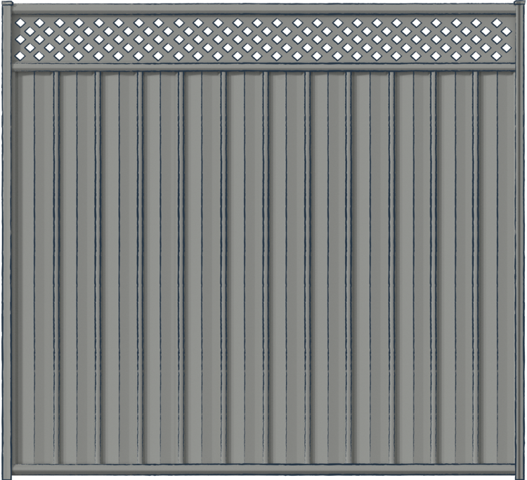 TL-5™ Fencing with Lattice Panel Topper (NSW & VIC variant)