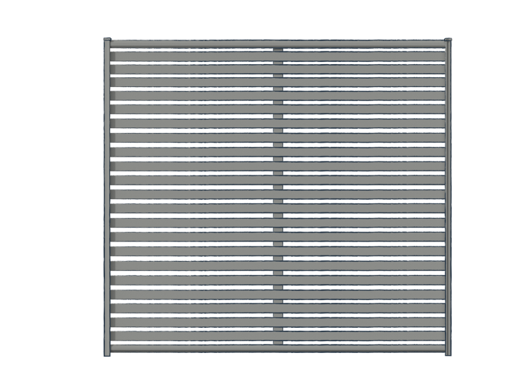 Fielders Slat Screening and Fencing in Shale Grey