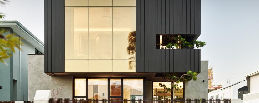 Vertical cladding made possible with Fielders