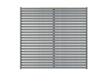 Fielders Slat Screening and Fencing in Shale Grey